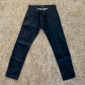 Black washed effect jeans 32” skinny fit like NEW